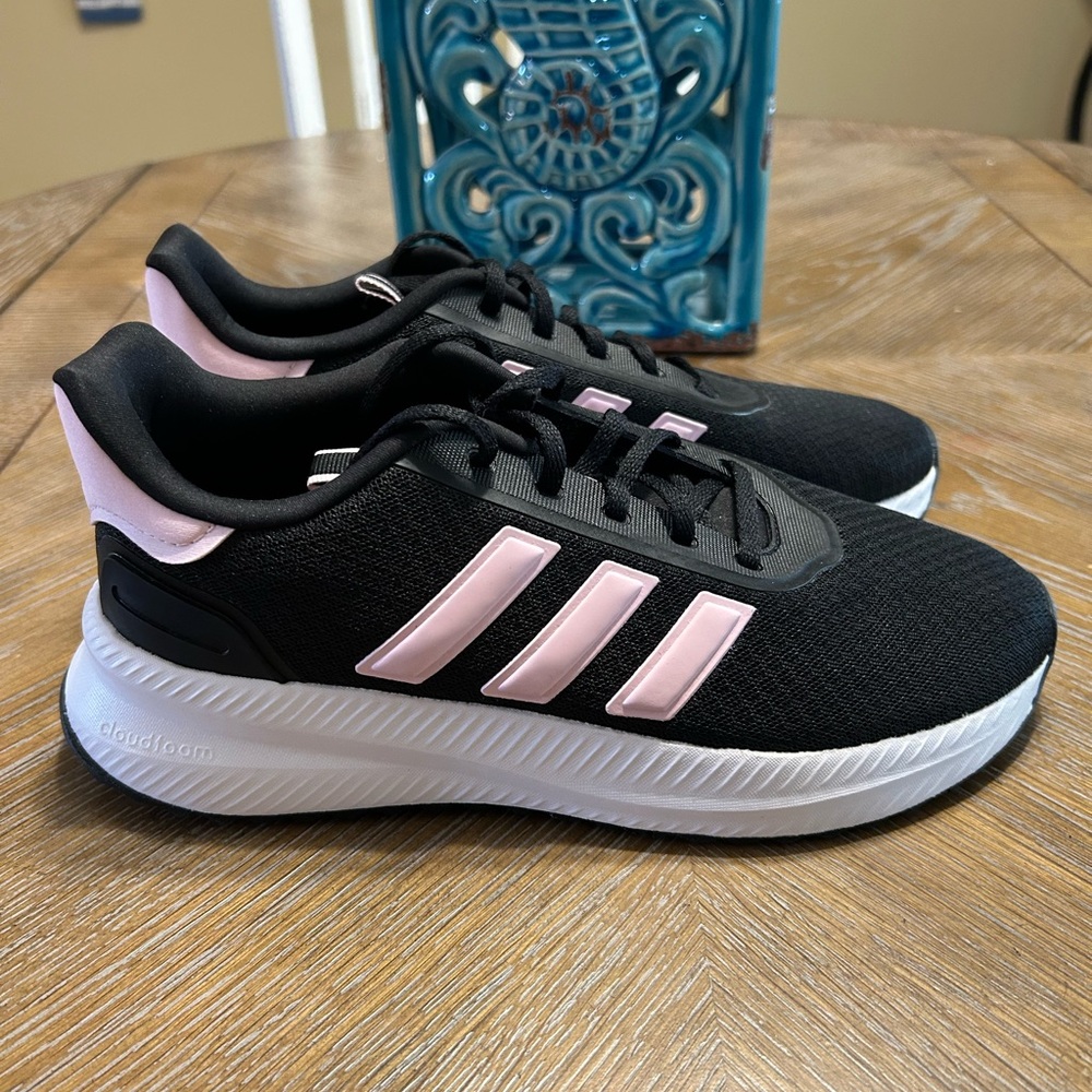 Adidas Women’s X_PLR Path Black/Pink Sneaker Running Shoes NWOB Size 9
